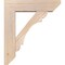 Ekena Millwork Olympic Slat Smooth Bracket w/ Offset Brace, Douglas Fir, 7 1/2"W x 28"D x 32"H BKT0806X28X32OLY06SDF - alternate 4